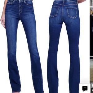 Selma High Waist Sleek Baby Bootcut Jeans
